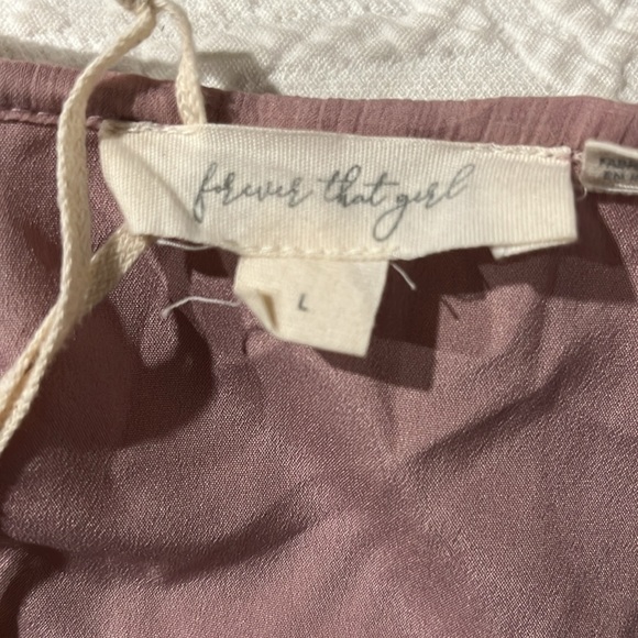 Anthropologie Forever That Girl ruffle top, size large, NWT - Picture 11 of 15